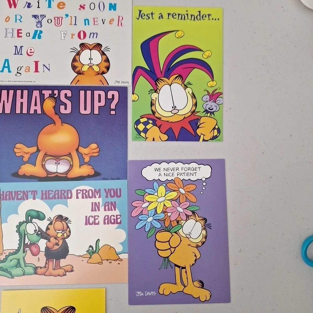 RARE Vintage GARFIELD Postcards Unposted NOS 4x6, Set Of 14, NEW